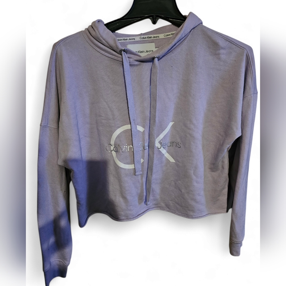 Calvin Klein Jeans womans cropped hoodie